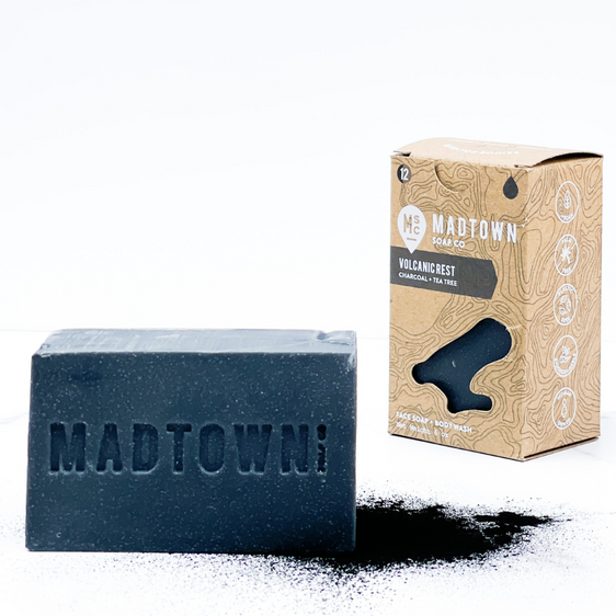 Volcanic Rest, Charcoal + Tea Tree Soap