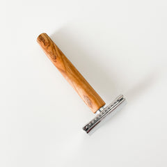 Olive Wood Straight Razor